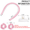 CORATED Heatless Curling Rod Headband No Heat Silk Ribbon Rollers for Overnight Sleeping Curls Styling Kit with Hair Cli