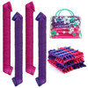 40pcs Heatless Spiral Hair Rollers with Styling Hooks 22inch55cm No Heat Damage DIY Kit for Long Medium Hair