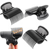 Hot Roller Clips Hair Curler Claw Clips Replacement for Women Girls Hair Section Styling 12 Pieces Black
