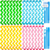 28 Spiral NoHeat Wave Curlers Kit with Styling Hooks for Versatile Hairstyles No Heat 45 cm Assorted Colors