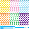 WILLBOND 30 Pieces Heatless Waver Curlers Styling Kit Wave Style Spiral Curls No Heat Hair Curlers with Styling Hooks fo