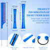 WILLBOND 60 Pcs Perm Rods for Short Long Hair Plastic Cold Wave Perming Curlers Small Hair Curling Rollers with Steel Pi