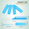 Syhood 29 Pcs Small Size Hair Roller Set Includes 28 Plastic Smooth Rollers 063 Inch 16 cm Hair Curlers with Steel Pin T