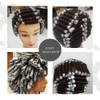 Perm Rods60 pcs Hair Rollers for Natural Hair Long Short Styling Tool Curlers Small Size 059 inch Gray Color