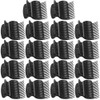 Aniann 18 Pieces Hot Roller Clips Plastic Hair Curler Claw Clips Replacement for Small Medium Large and Jumbo Hair Rolle