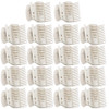 Aniann 18 Pieces Hot Roller Clips Plastic Hair Curler Claw Clips Replacement for Small Medium Large and Jumbo Hair Rolle