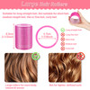 Big SelfGrip Hair Rollers with Stainless Steel Duckbill Clips for Long Medium Hair and Volume