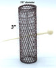 12 pc Vintage Style Hair Rollers BRUSH ROLLERS 12 PINS Mesh Hair Curlers with Bristles 3x 78 12 Large Rollers Pins