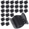 Tbestmax 24 Hot Roller Clips for Hair Curler Claw Clip Replacement Hair Section Styling for Women Girls Black