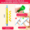 30 Pieces Heatless Waves Curlers Spiral Curls Styling Kit No Heat Hair Waver Spiral Curlers Rollers with 2 Pieces Stylin
