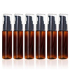 6Pcs 30ml1oz Empty Refillable Plastic Lotion Pump Bottles Portable Cosmetic Makeup Sample Storage container Vial Pot For