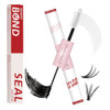 FADVAN Black Individual Cluster Lash Extension Glue Sensitive Eyelash Adhesive Long Lasting No Fume No Irritation Waterp
