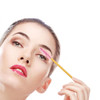300 Pack Mascara Wand Eyelash Brush Disposable Eye Lash Applicator Makeup Tool Kit GoldPink