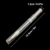 MOTYYA 5 Pack 3 ml Transparent Twist Pens Empty Nail Oil Pen with Brush Tip Cosmetic Lip Gloss Container Applicators Eye