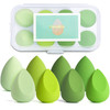 COSTICA Makeup Sponge Set Blender Beauty Sponge Makeup Blender Flawless for Liquid Multi Colored 8 pcs Exquisite Packege