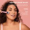 Real Techniques Tapered Cheek Brush RT 449 Fluffy Blending Brush for Powder Blush Highlighter UltraPlush Synthetic Brist