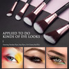 SOLVE Makeup Brushes 16 Pcs Premium Synthetic Make up Brushes with Black Travel Case Makeup Brush Set for Foundation Pow