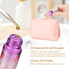 JIUWU 10 Pack 5ml Essential Oil Roller Bottles PurpleOrange Gradient Roller Bottles with Stainless Steel Roller Balls an