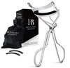 Brilliant Beauty Eyelash Curler with Satin Bag and Refill Pads Award Winning No Pinching Just Dramatically Curled Eyelas