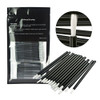FantasyDay 100 Pcs Disposable Makeup Lip Brushes Lipstick Lip Gloss Applicators with Soft Brush Head Cosmetic Lip Brush