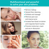 Mary Lavender Silicone Face Scrubber Soft Facial Cleansing Brush Blackhead Srubber Cleanser Brush for Exfoliating Massag