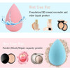 Makeup Brushes DUAIU 15PCs Marble Makeup Brush Set Premium Synthetic Kabuki Powder Blush Contour Foundation Concealer Ey