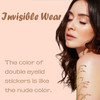 Waterproof Invisible Double Eyelid Tape 120 Pieces Natural Fiber Eyelid Lifter Strips Eye Lift Tape for Droopy Lids Hood