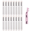 10 Pcs Cute White Lash Cleanser Brushes Lash Shampoo Brushes for Eyelash Extensions Cosmetic Brushes Peel Off Blackhead