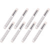 10 Pcs Cute White Lash Cleanser Brushes Lash Shampoo Brushes for Eyelash Extensions Cosmetic Brushes Peel Off Blackhead