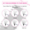 Lash Extension Supplies Easy Fan Volume Lashes 05 07 Self Fanning Eyelash Extensions D Curl 8mm Automatic Rapid Blooming