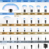 Makeup Brushes Set 32pcs Blue Premium Cosmetic Make Up Brushes Foundation Blending Blush Concealer Shader Eyeshadow Eyel