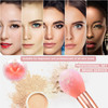 DUAIU Professional Makeup Brushes Set 16PCS Marble Handle with 4PCs Sponge Blenders Foundation Brushes Eyeshadow Brush L