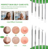 15 PCS Blackhead Remover Pimple Popper Tool KitBlack Head Removal Extractor for Acne Comedone Whitehead Popping Zit Blem