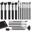 JAYWAYNE Makeup Brushes Set 18Pcs Premium Synthetic Foundation Brush for Liquid Makeup Brush Professional Make Up Brush