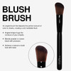 Palladio Blush Brush Medium Sized Makeup Angled Brush Soft Natural Bristles Comfortable Grip Flawlessly Contours Defines