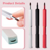 Lip Applicator Brush 3 Pack Exquisite Professional Dustproof Retractable Lip Brush Makeup Lipstick Lip Gloss Applicators