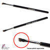 Angled Eyeliner Brush 1 Pc Soft Premium Synthetic Vegan Bristles Ultra Thin Slanted Fine Eye Liner Brush for Makeup Arti