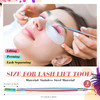 232 Pcs Lash Lift kit 50 Lash Lift Rods Silicone Eyelash Pads 2 Eyelash Separator Tool with Separation Comb 100 Micro Sw