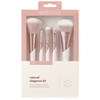 EcoTools Luxe Natural Elegance Professional Face Makeup Foundation Brush Set Premium Brush Kit For Face Cheek Eye Makeup