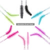300 Mascara Wands Disposable Eyelash Brushes with Qtip Holder Reusable Organizer Spoolies Eyebrow Eye Lash Extension App
