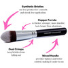 Under Eye Concealer Brush Beauty Junkees Tapered Kabuki Brush with Soft Synthetic Bristles for Concealing Blending Setti
