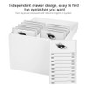 Salmue 10Layer Eyelash Extension Storage Box Acrylic False Eyelash Makeup Organizer Holders Makeup Cosmetic Case for Gra