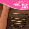 NYK1 Angled Eyebrow Brush And Spoolie Combo Precision Applicator Eyelash Brush And Brow Brushes For Eyebrows Grooming De