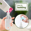 50 Pack Travel Plastic Clear Keychain Bottles2 oz Leakproof Refillable Empty Bottles Portable Liquid Squeeze Container F