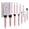 Makeup Brushes Bling Crystal Professional Face Cosmetics Blending Liquid Foundation Powder Concealer Eye Shadows Make Up