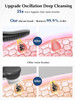COSLUS Silicone Face Scrubber Facial Cleansing Brush Portable Waterproof Rechargeable Face Wash Brush 4 Cleansing Modes