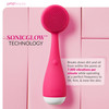 PMD Clean Mini Smart Facial Cleansing Device with Silicone Brush AntiAging Massager Waterproof SonicGlow Vibration Techn