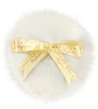 Shelley Kyle Classic Powder Puff Handmade Lambs Wool Dusting Powder Puff 1 Count