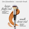 IT Cosmetics Heavenly Luxe Complexion Perfection Brush 7 DualEnded Premium Makeup Brush for Foundation Concealer Contour