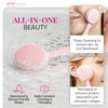 PMD Beauty Electric Facial Cleansing Brush Smart Facial Device with Silicone Brush AntiAging Massager Blush